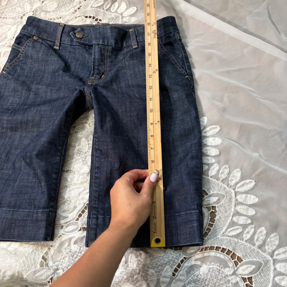 Citizens of Humanity Jorts Dark Wash Denim Bermuda Shorts Size 28 Style 902-085 - Picture 4 of 5